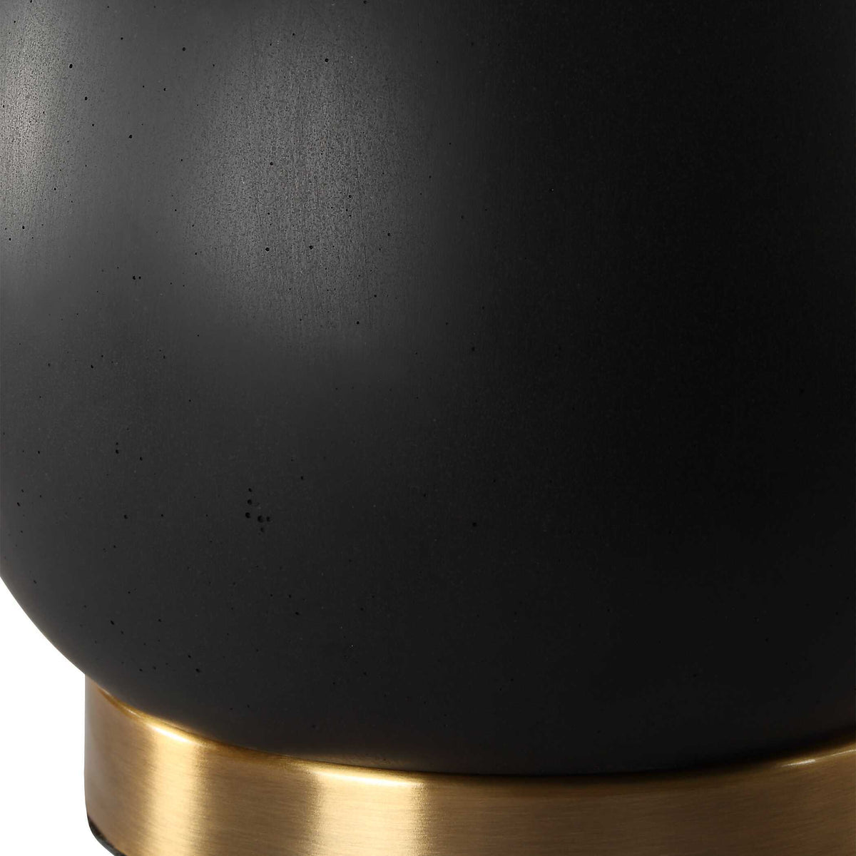 Nocturnal Black Table Lamp by Uttermost - View 7