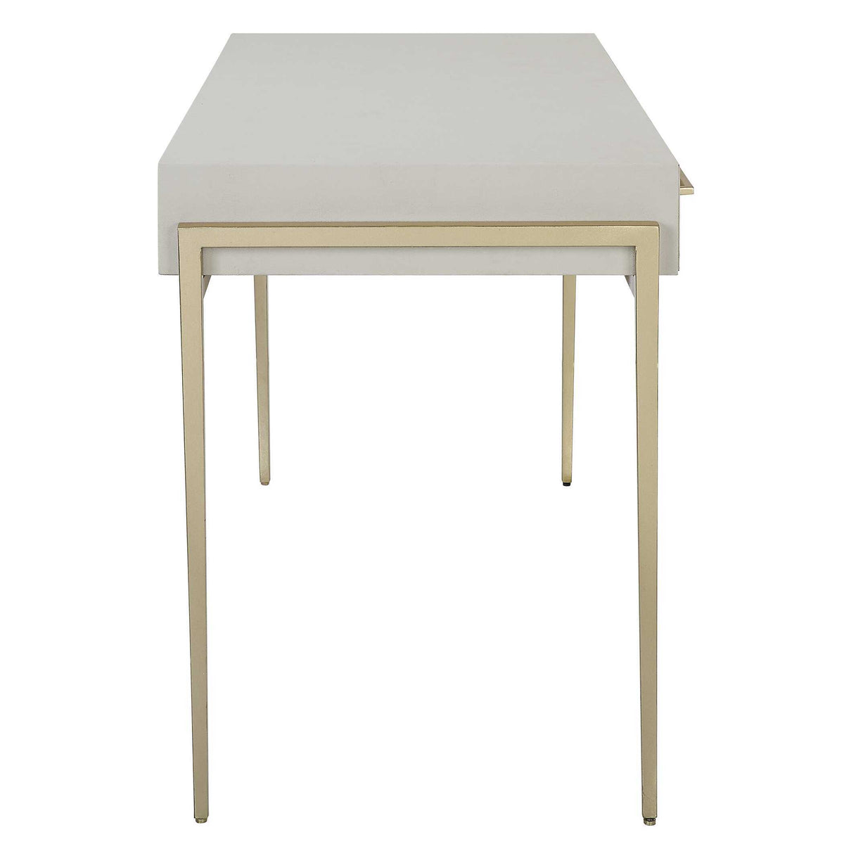 Jewel Modern White Desk by Uttermost - View 5