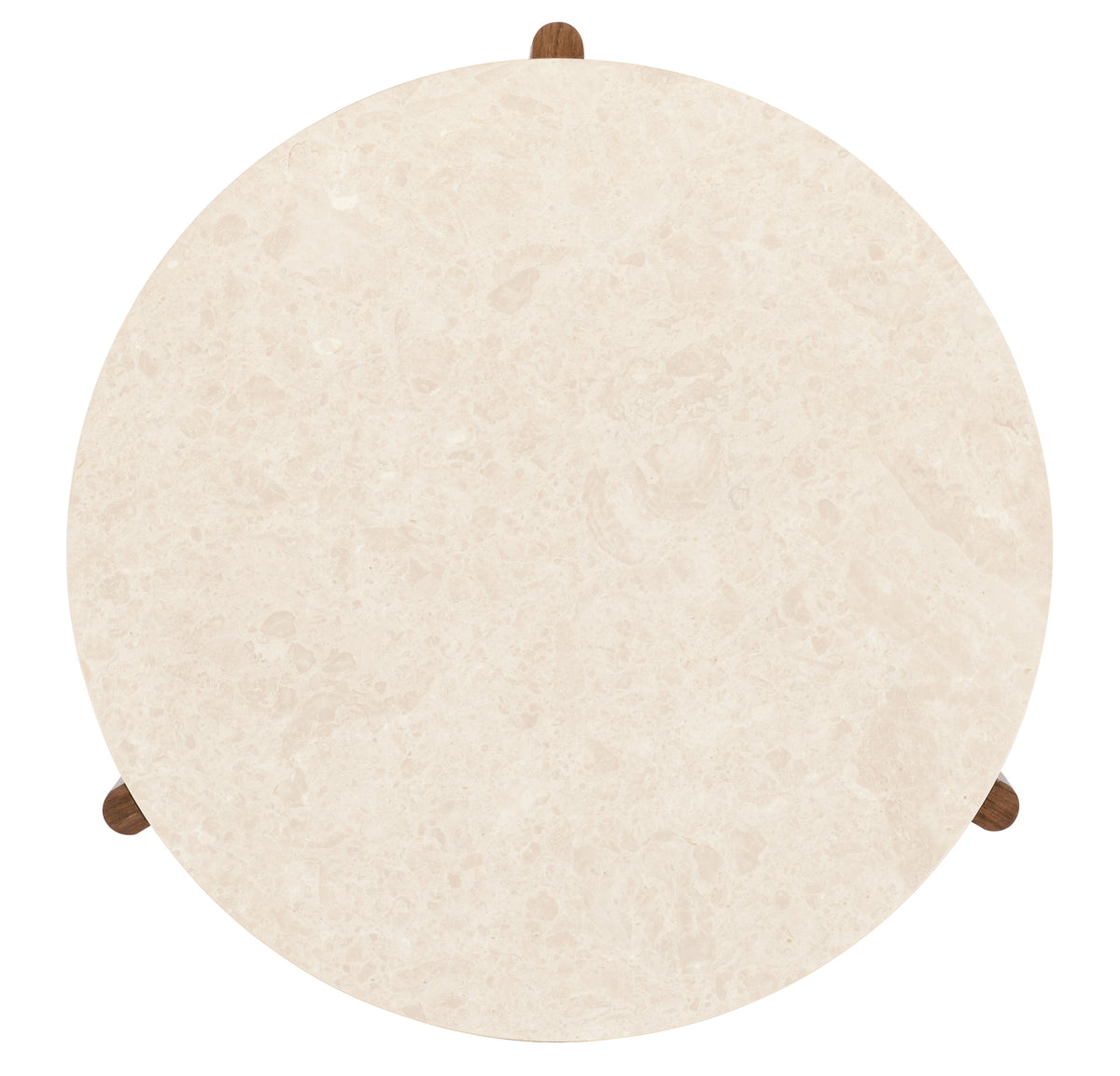 Eleana Round Coffee Table Medium Wood - Beige / Dark Brown by Hooker Furniture - View 7