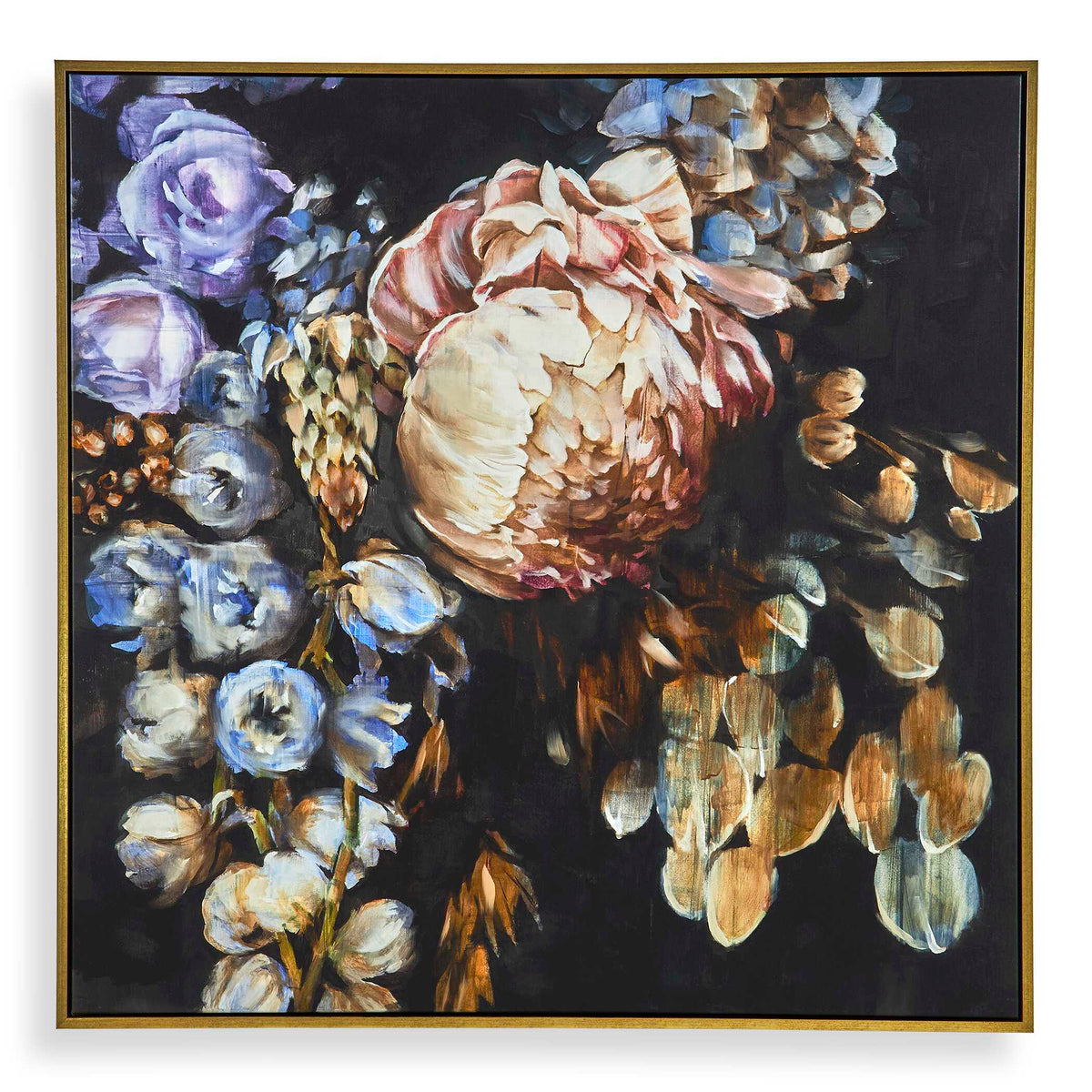 Natural Wonder Framed Floral Art - Blue by Uttermost - View 1