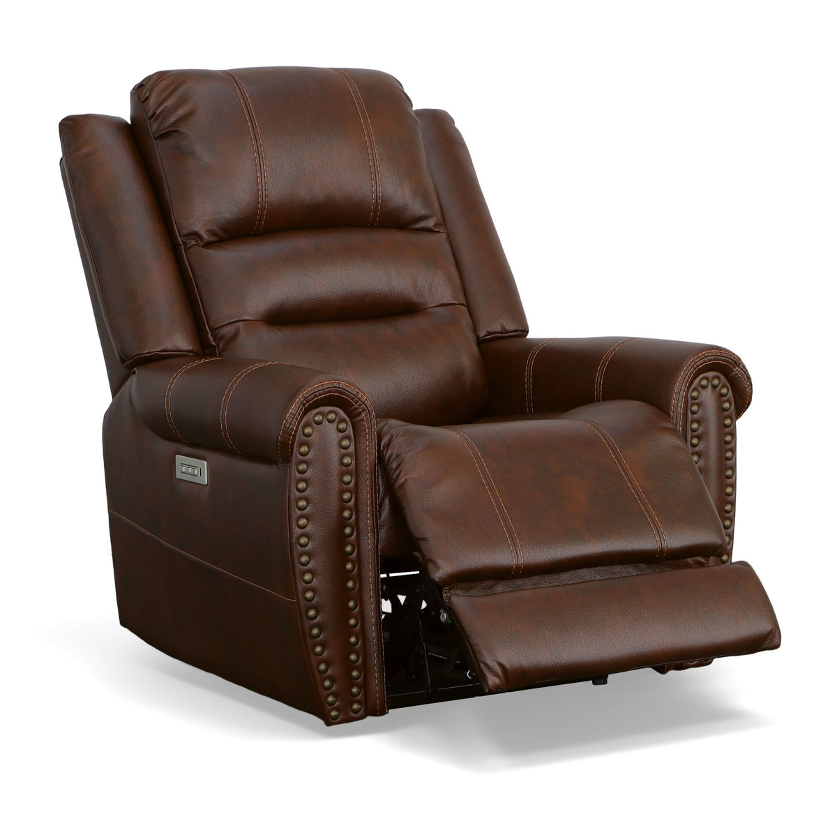 Oscar Power Recliner With Power Headrest - Pumpernickel | Flexsteel