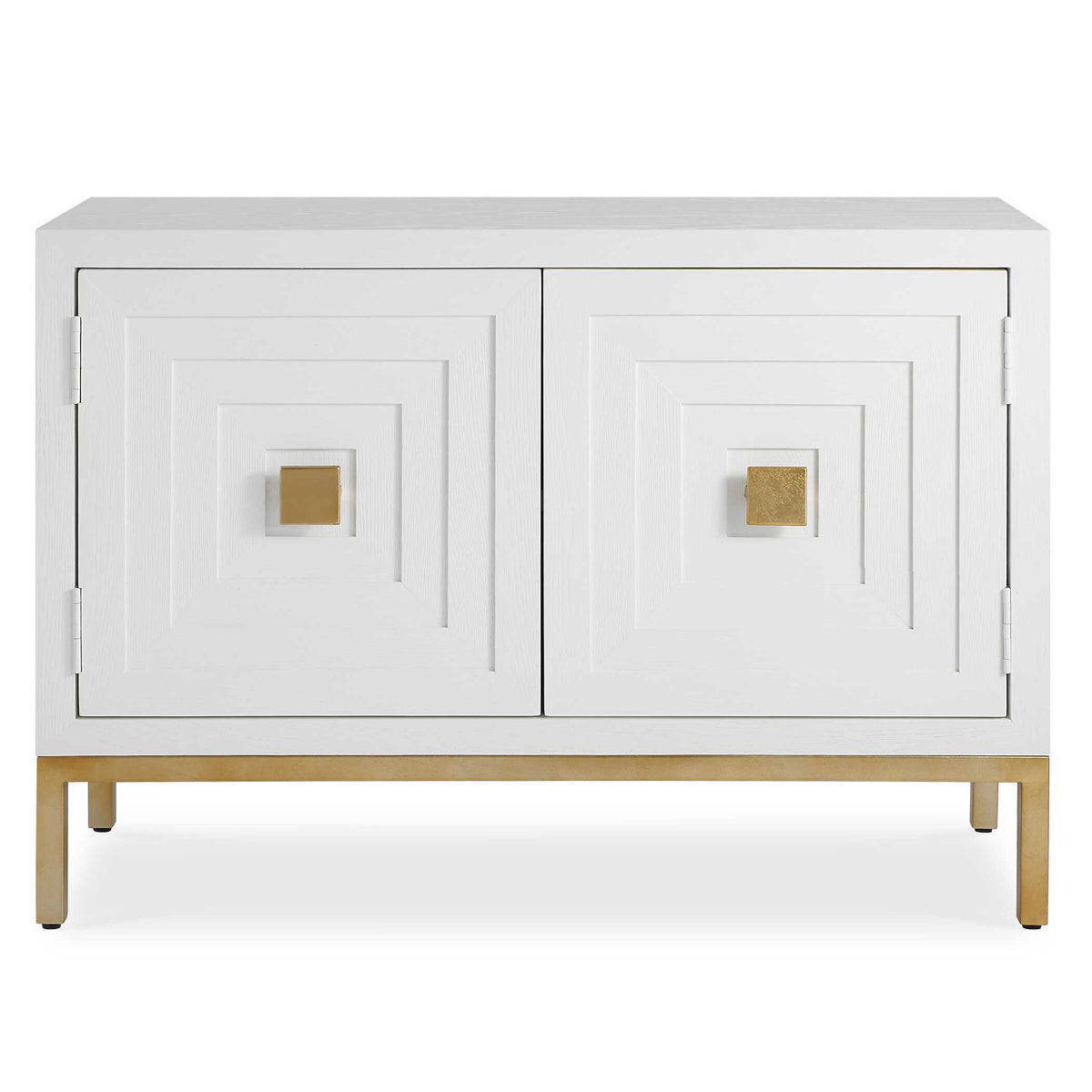 Aiken 2 Door Cabinet - White by Uttermost - View 1