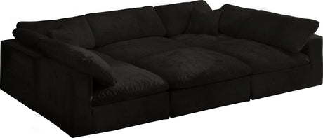 Cozy - Modular Sectional Cloud - Black | Home Elegance USA
