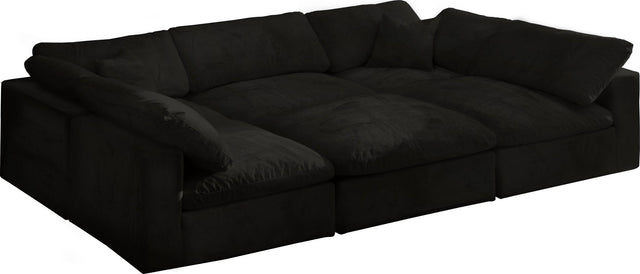 Cozy - Modular Sectional Cloud - Black | Home Elegance USA