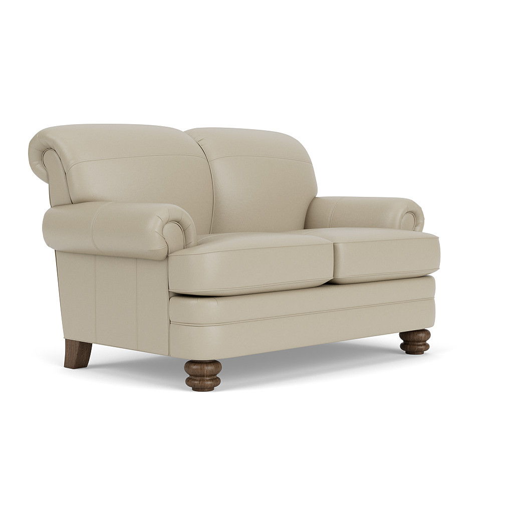 Bay Bridge Leather Loveseat | Flexsteel