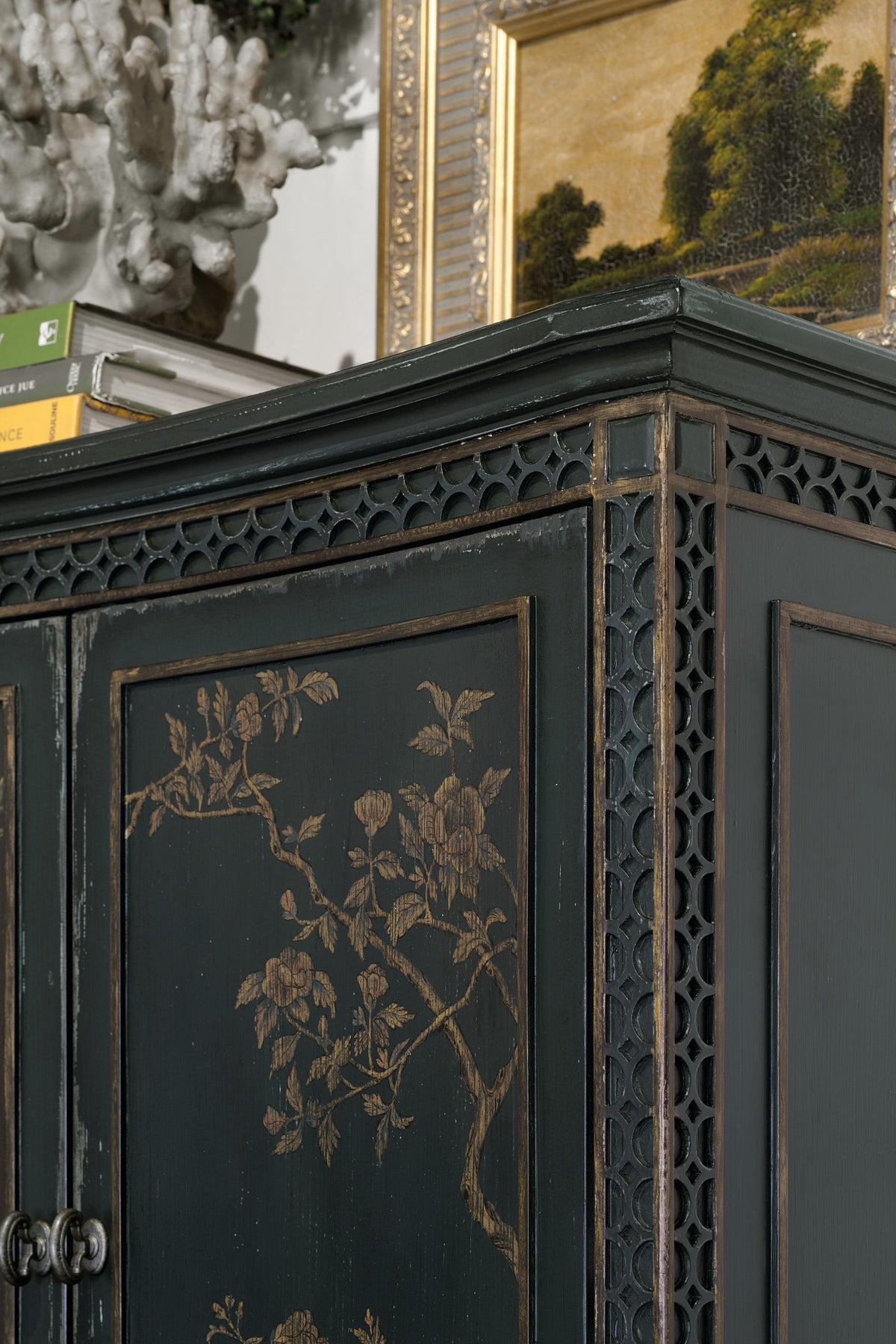 Charleston Two-Door Accent Chest - Dark Green by Hooker Furniture - View 4