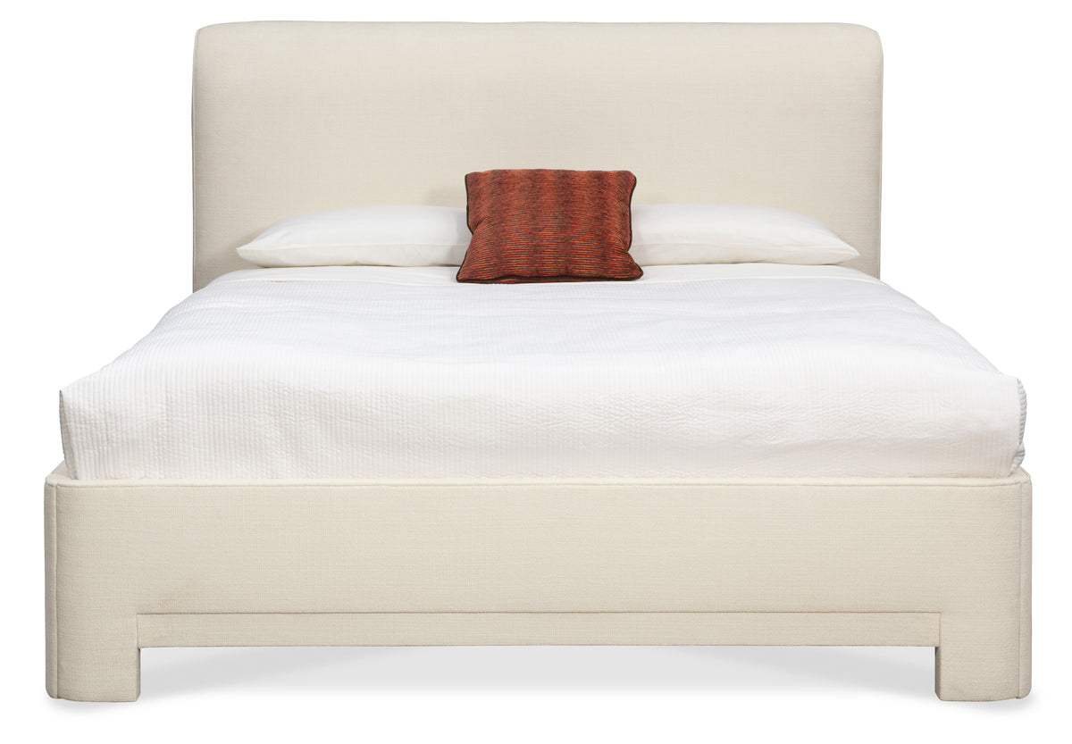 Geometry California King Upholstered Bed - Beige by Hooker Furniture - View 2