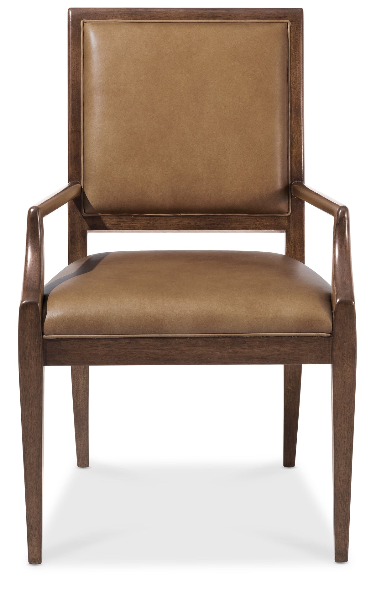 Archives Leather Arm Chair - Light Brown by Hooker Furniture - View 7