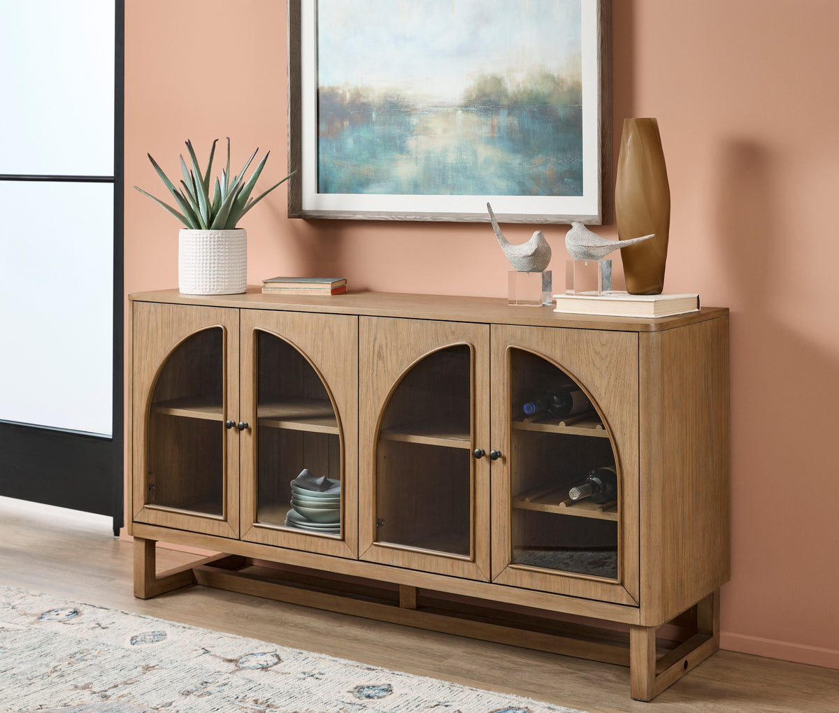Normandy Dining Buffet - Light Brown | Flexsteel