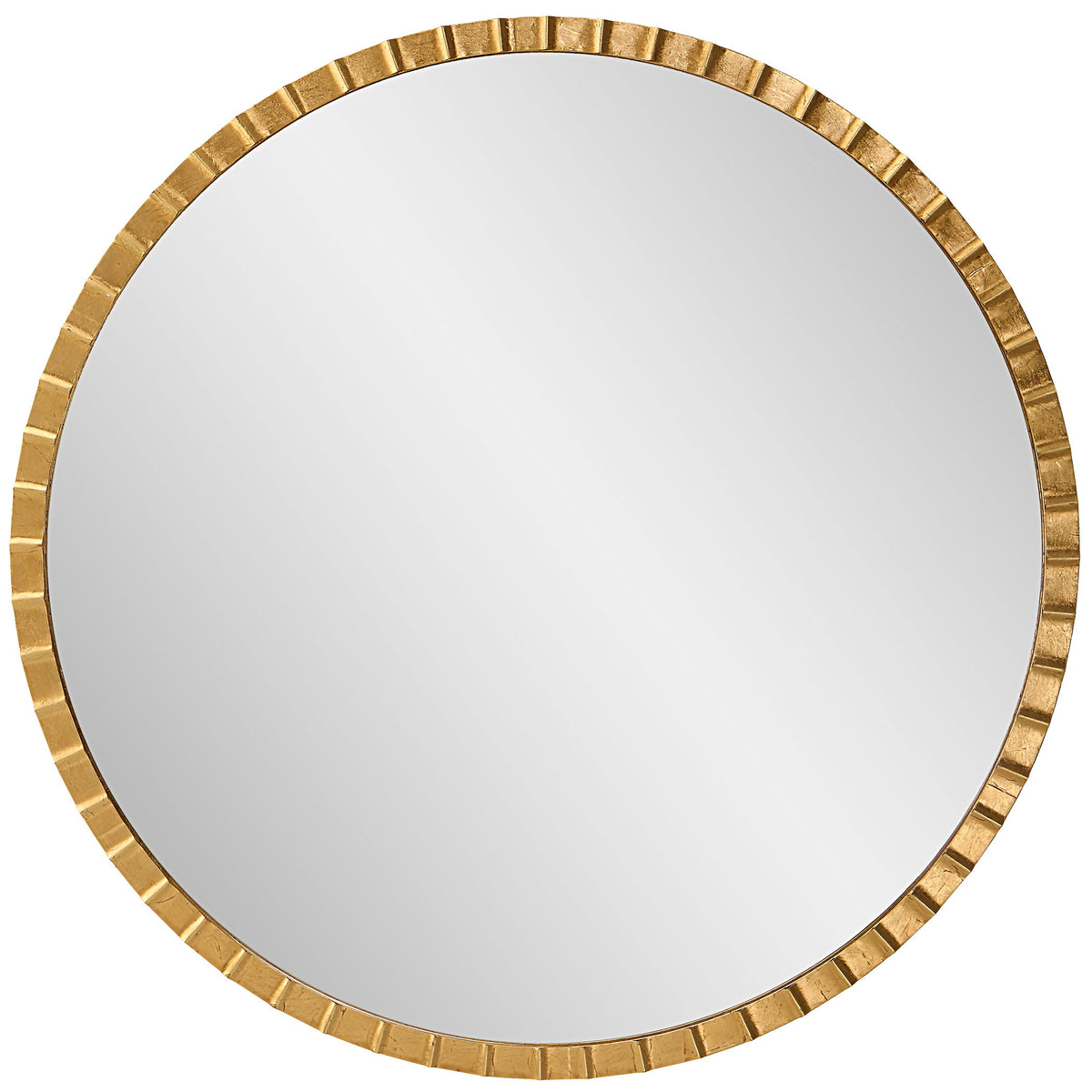 Dandridge Round Mirror - Gold by Uttermost - View 1