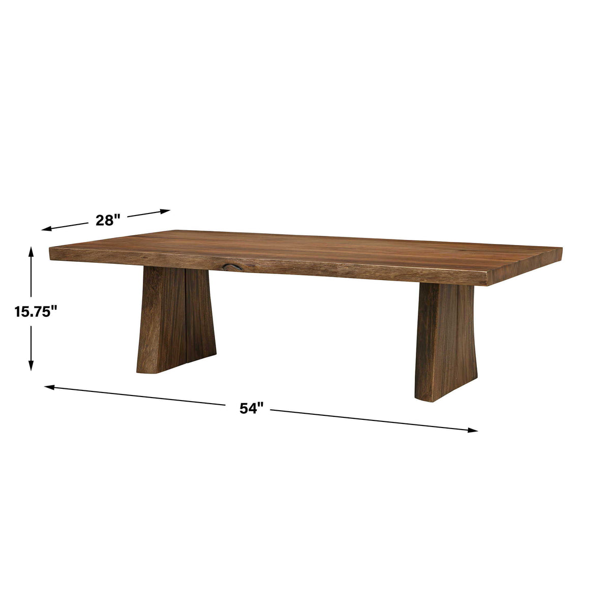 Glenmore Wood Coffee Table Woodtone - Dark Brown by Uttermost - View 8