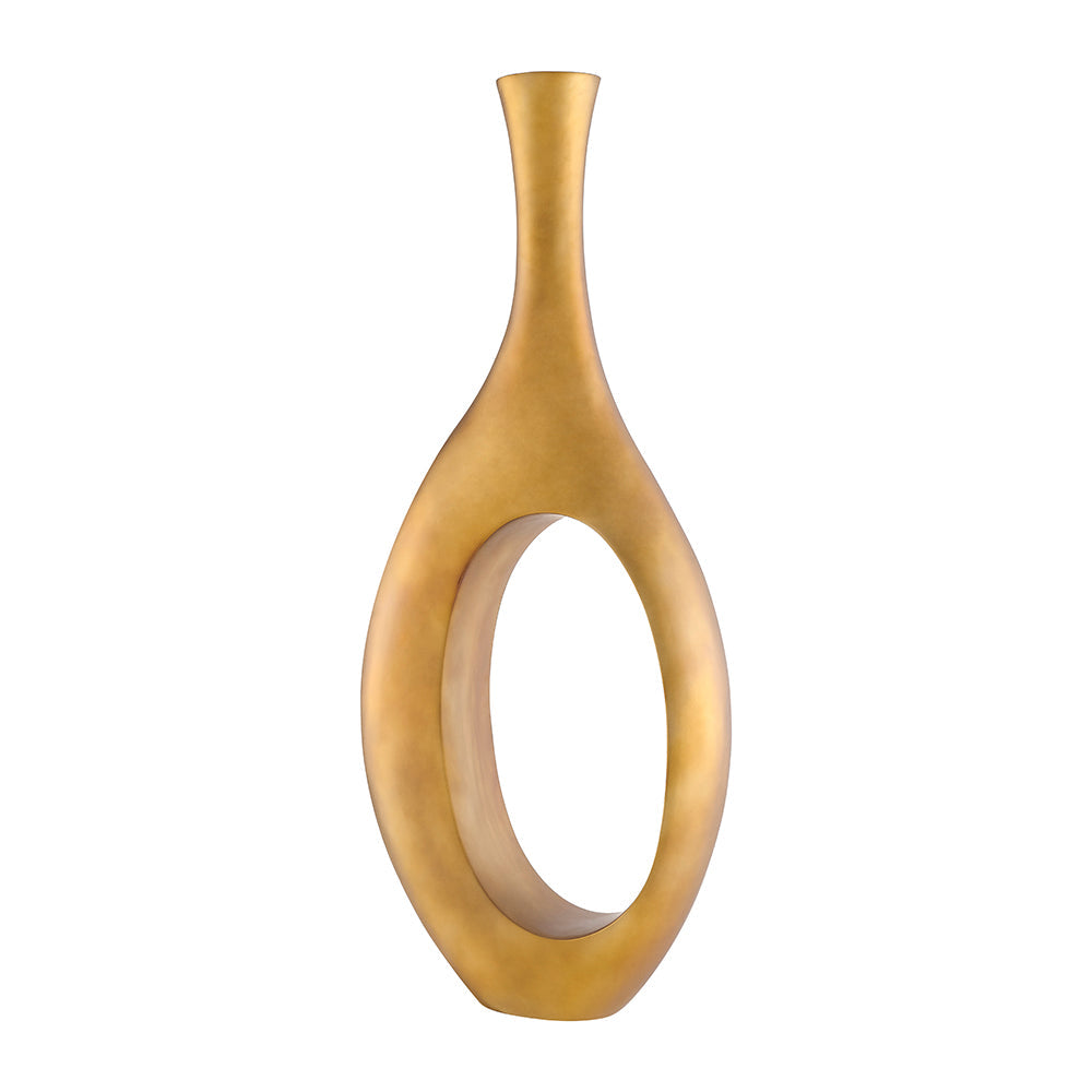 Trombone Vase Small // Matte Bronze | Finesse - Home Elegance USA