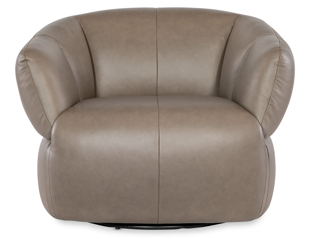 Aria Swivel Chair - Dark Gray by Hooker Furniture - View 7