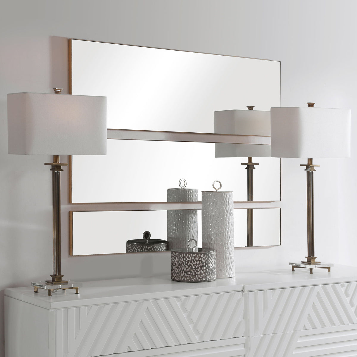 Rowling Mirrors (Set of 3) Gold - Silver by Uttermost - View 7