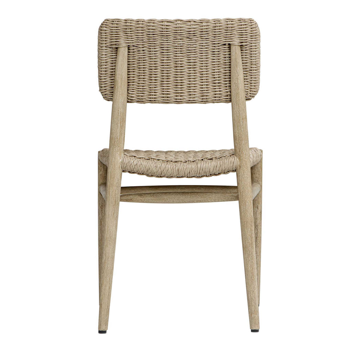 Kailua Outdoor Wicker Dining Chair - Gray by Uttermost - View 7