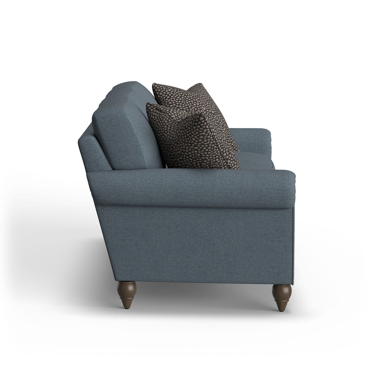Moxy Fabric Sofa With Rolled Arms | Flexsteel