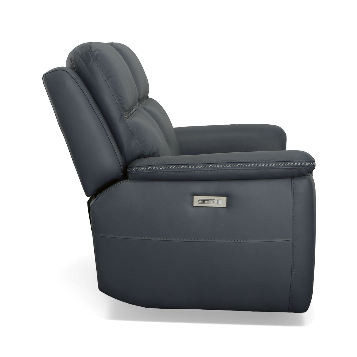 Sawyer Power Reclining Loveseat With Power Headrests, Lumbar - Marine | Flexsteel