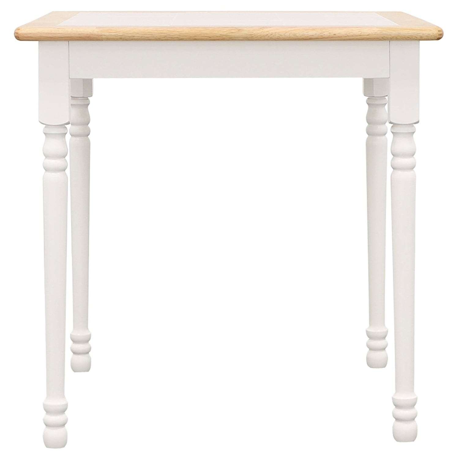 Carlene 5 - piece Square Dining Table Natural Brown and White | Coaster | Home Elegance USA