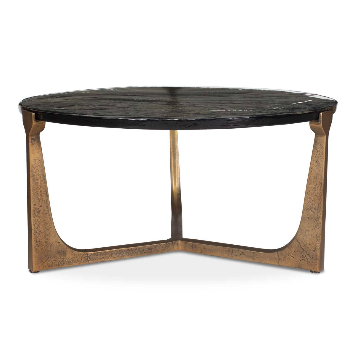 Bohdi Outdoor Coffee Table Brass / Black - Gold / Black by Uttermost - View 1