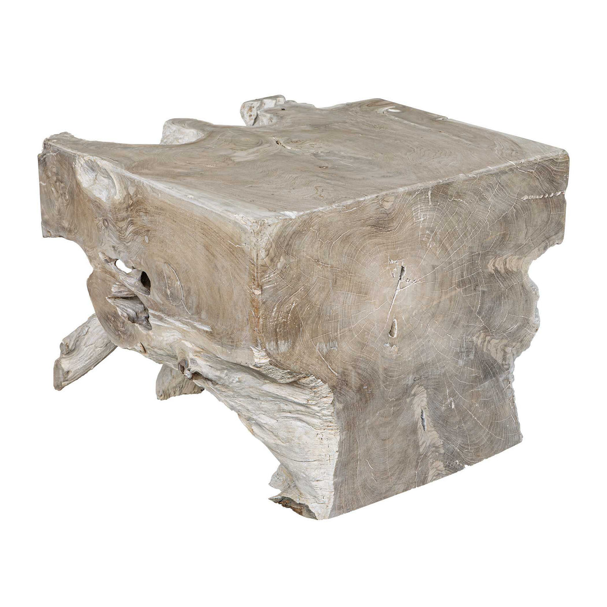 Deguara Indoor-Outdoor Coffee Table Woodtone - Light Brown by Uttermost - View 3