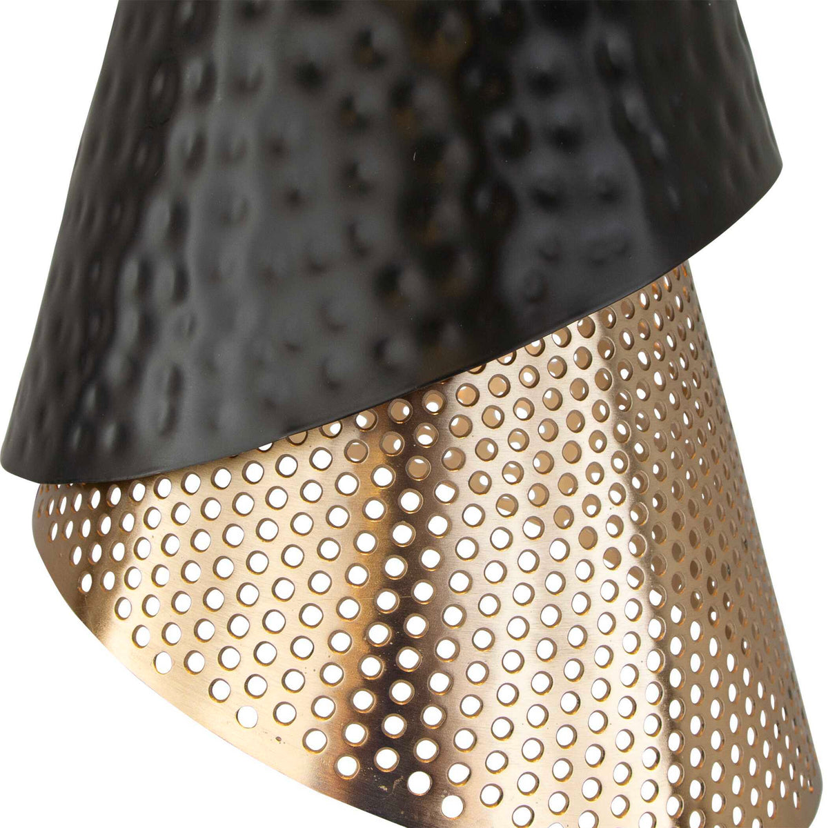 Apollo 1 Light Mini Pendant - Black / Gold by Uttermost - View 8