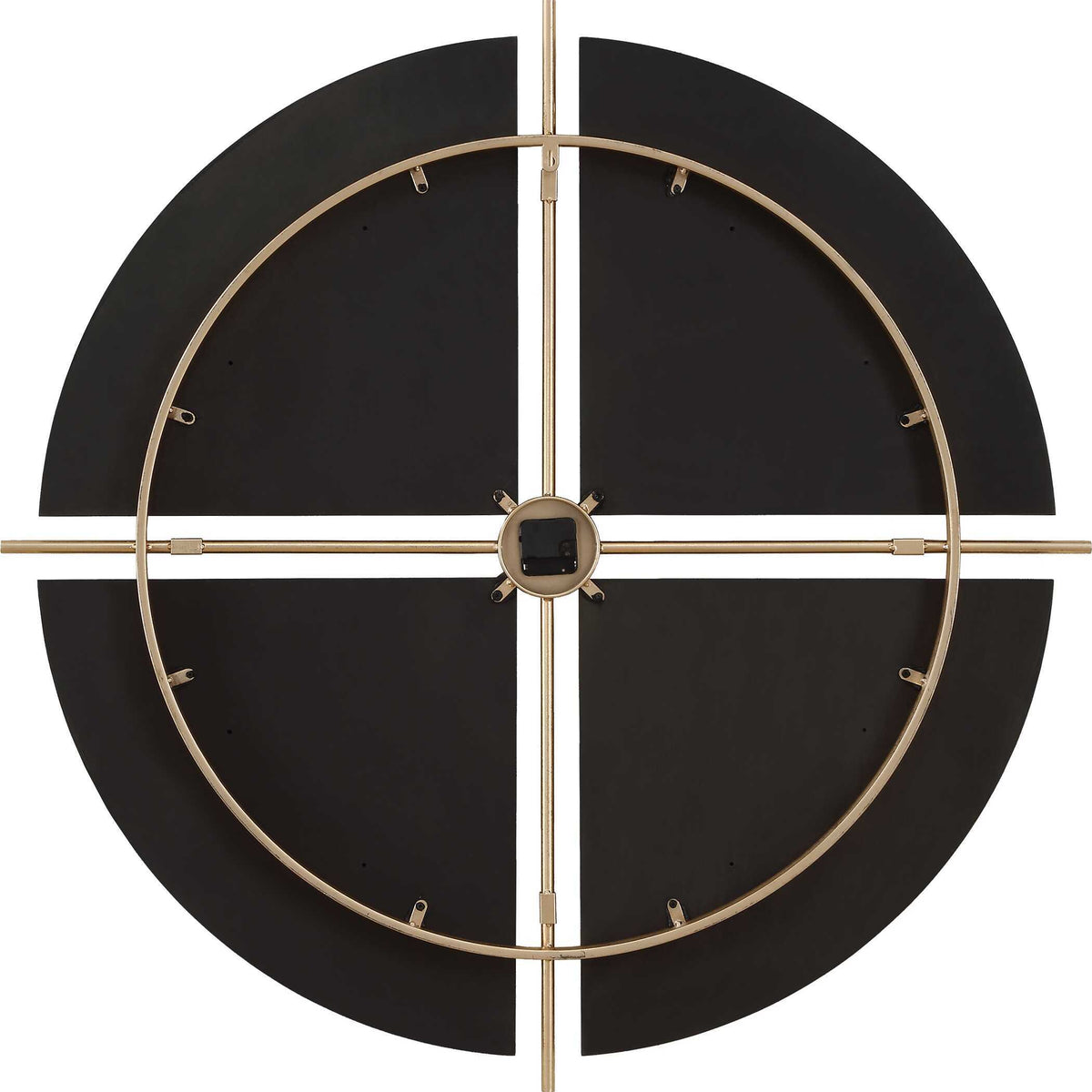 Walnut Elegance Wall Clock - Dark Brown by Uttermost - View 7
