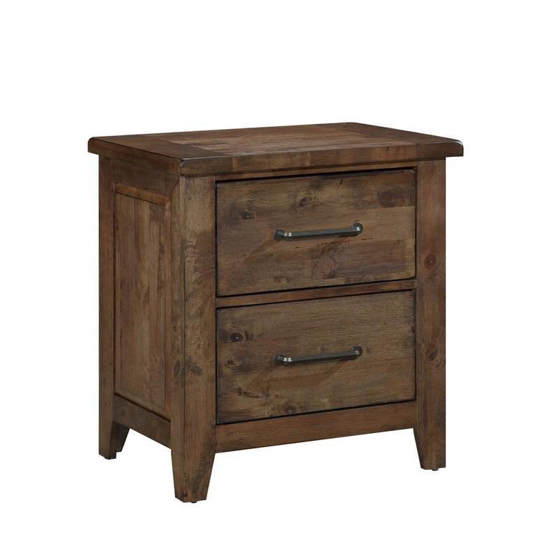 Jerrick Night Stand In Burnished Brown 1957-4 | Homelegance - Home Elegance USA