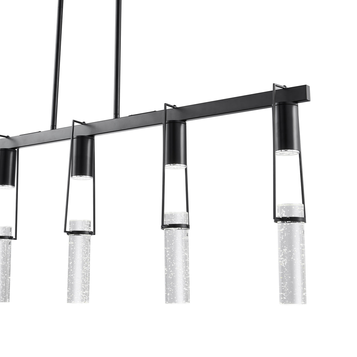 Harmony 5 Light Chandelier // Matte Black | Finesse - Home Elegance USA