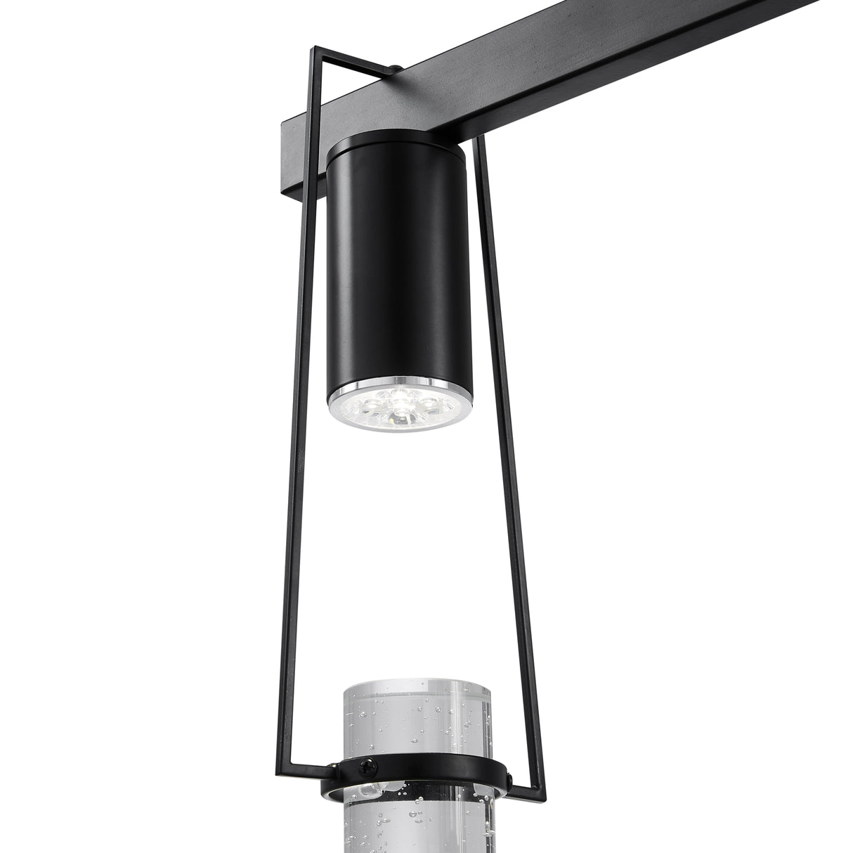 Harmony 5 Light Chandelier // Matte Black | Finesse - Home Elegance USA