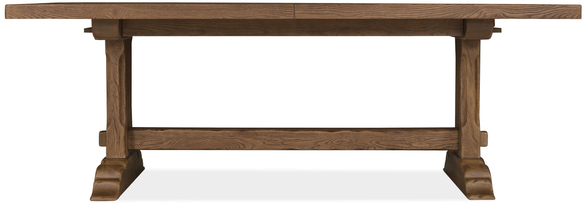 Driftwood Rectangular Dining Table With Two Leaves Medium Wood - Dark Brown by Hooker Furniture - View 3