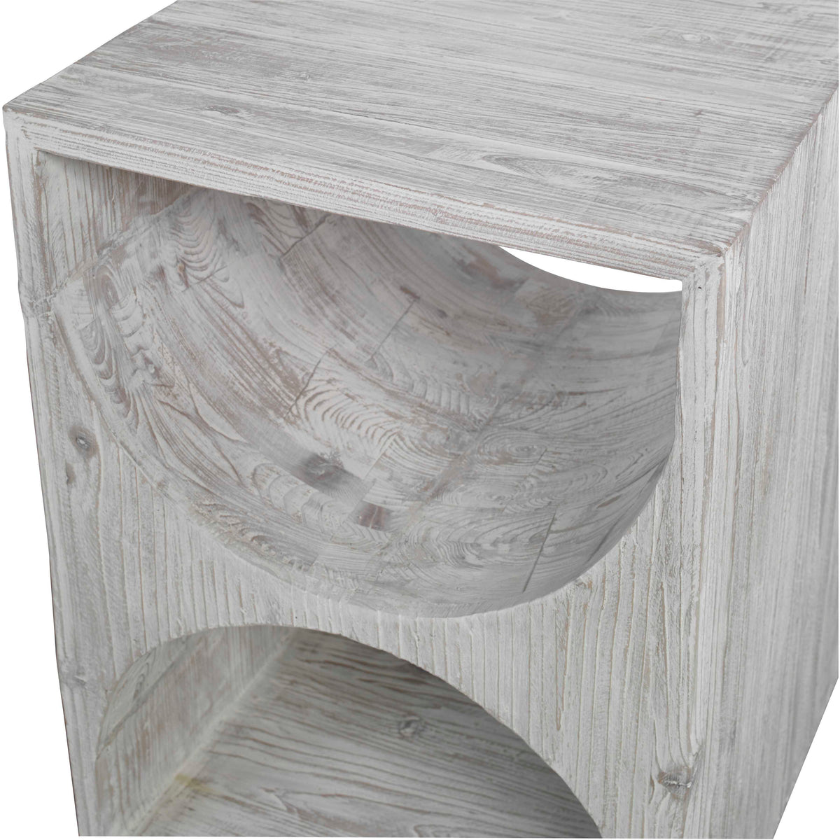 Hans Side Table - White by Uttermost - View 4