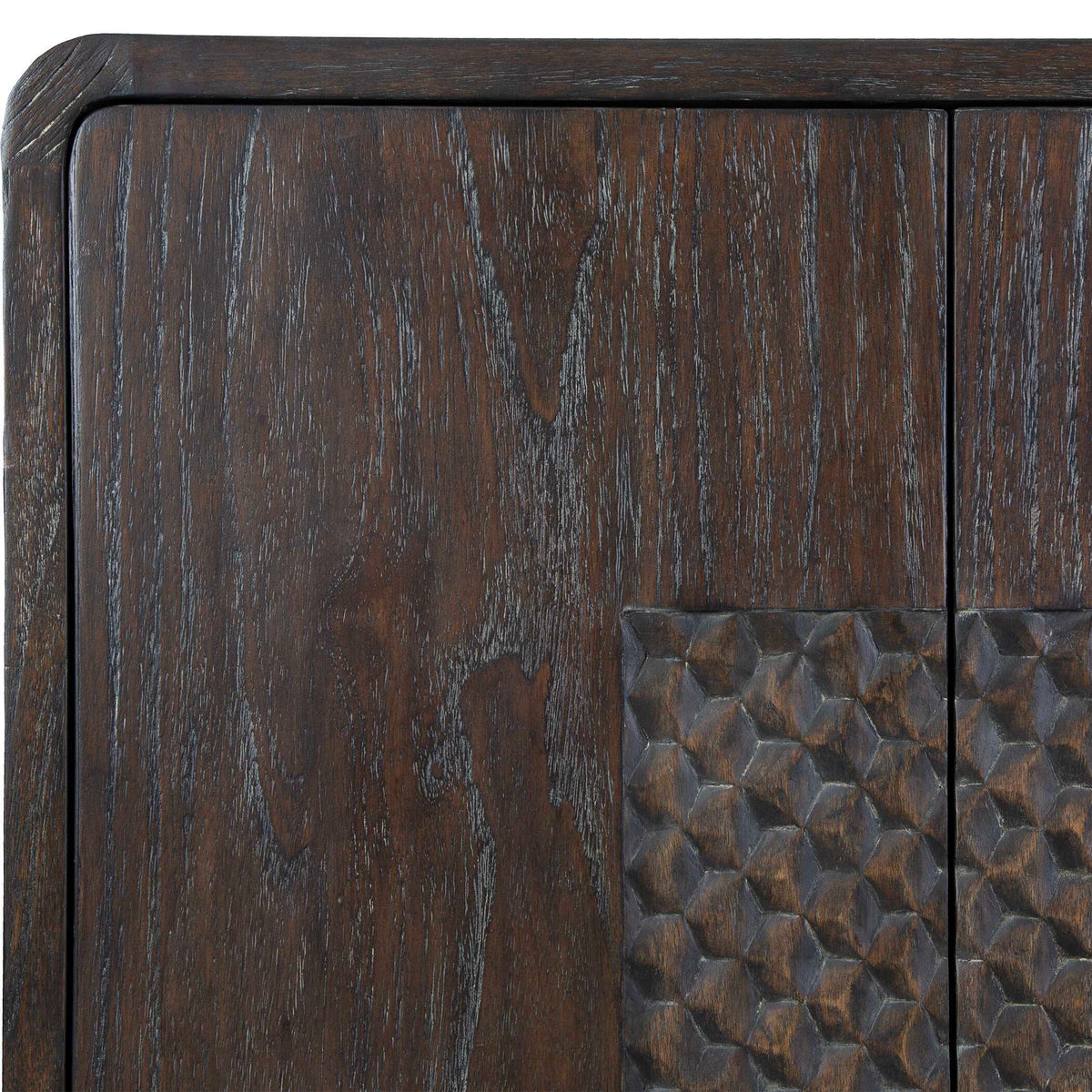Hausen 2 Door Mid-Century Cabinet - - Dark Brown by Uttermost - View 7