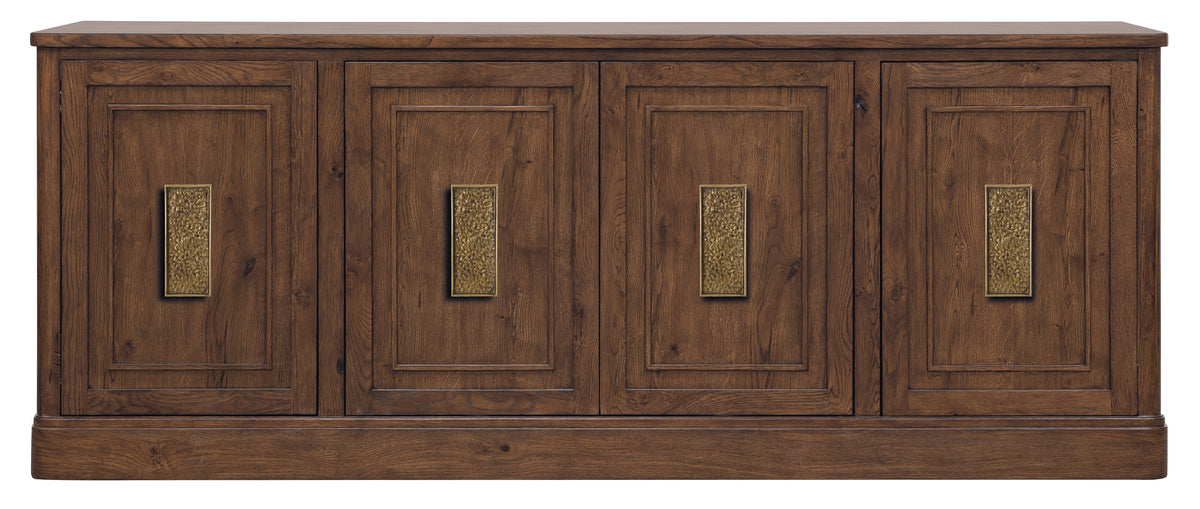 Cashiers Entertainment Credenza Chestnut - Dark Brown by Hooker Furniture - View 2
