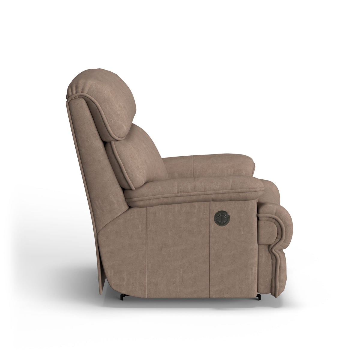 Geneva Transitional Leather Power Rocking Recliner | Flexsteel