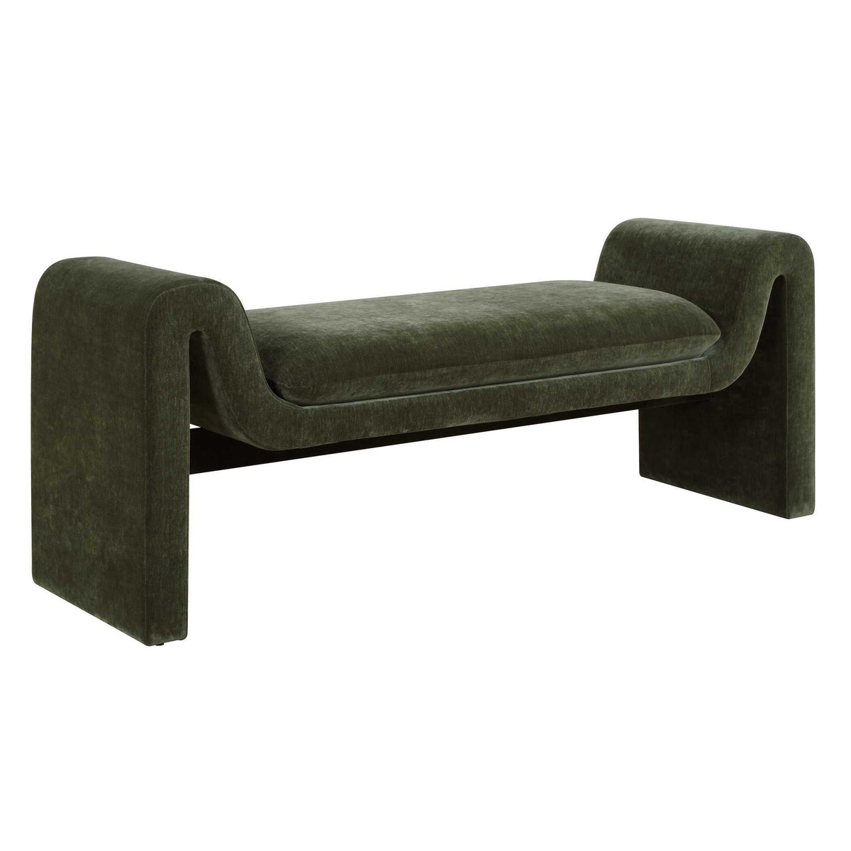 Manson Bench Moss - Dark Green by Uttermost - View 6