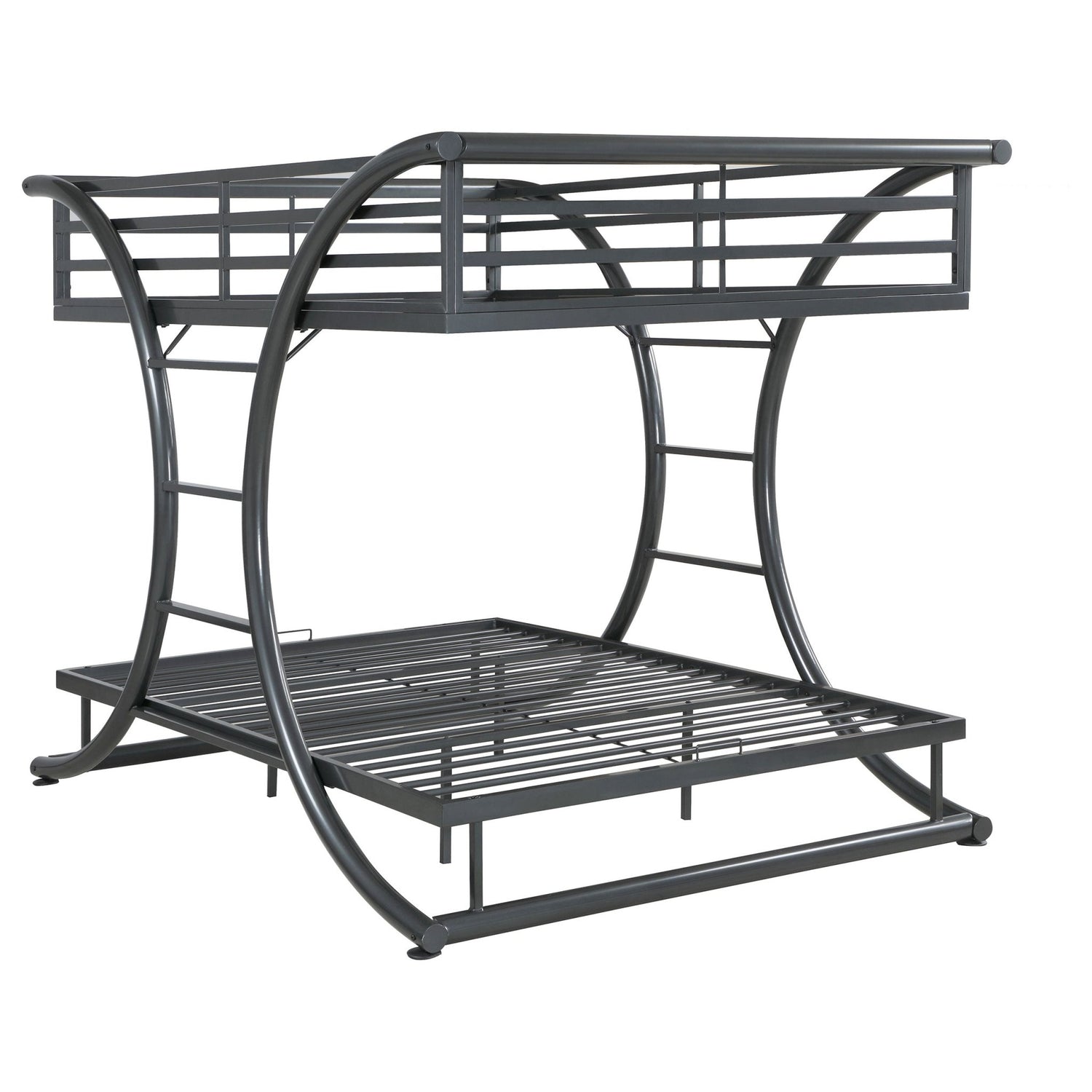 Full / Full Bunk Bed - Stephan Full Over Full Bunk Bed Gunmetal