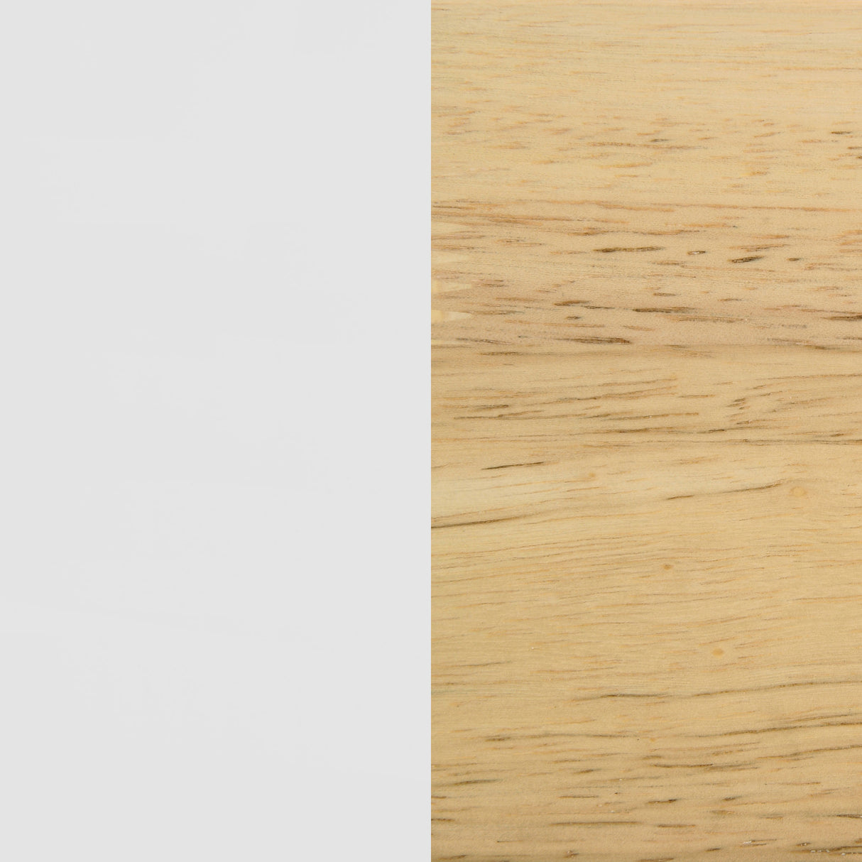 Wyatt Wood Twin Over Twin Bunk Bed White and Natural - Home Elegance USA