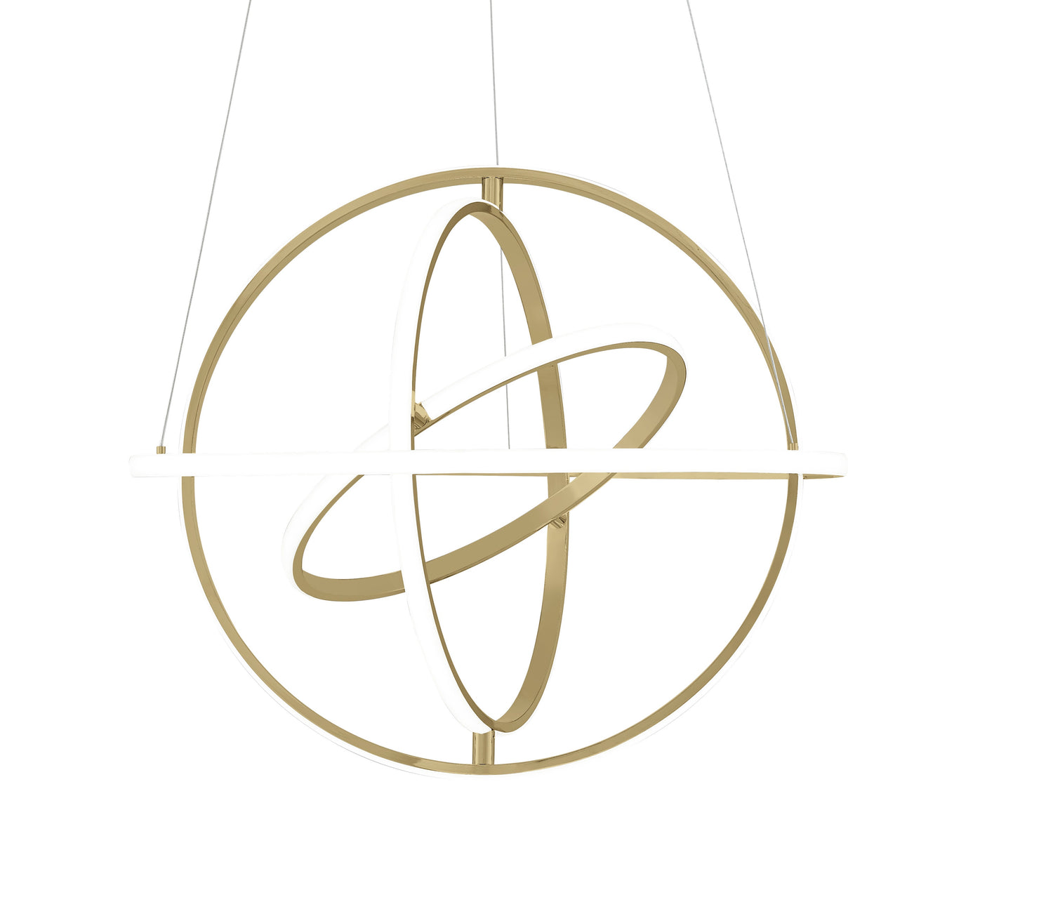 Oxford LED Adjustable Chandelier // Sandy Gold  | Finesse -  Home Elegance USA