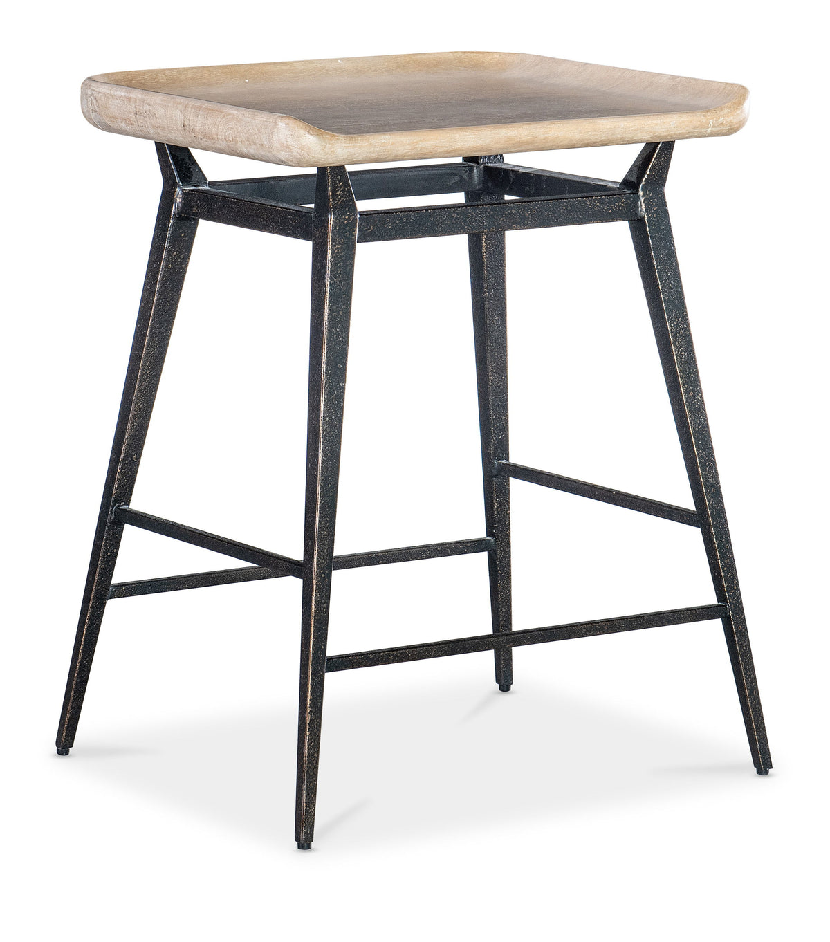 Retreat Stool - Beige / Black by Hooker Furniture - View 1