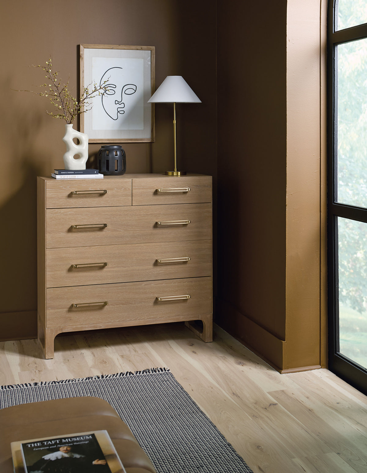 Banyon Bay Five Drawer Dresser - Light Brown by Hooker Furniture - View 2