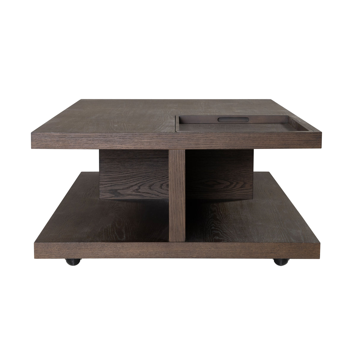 Athens Rectangular Coffee Table With Casters - Chocolate Brown | Flexsteel