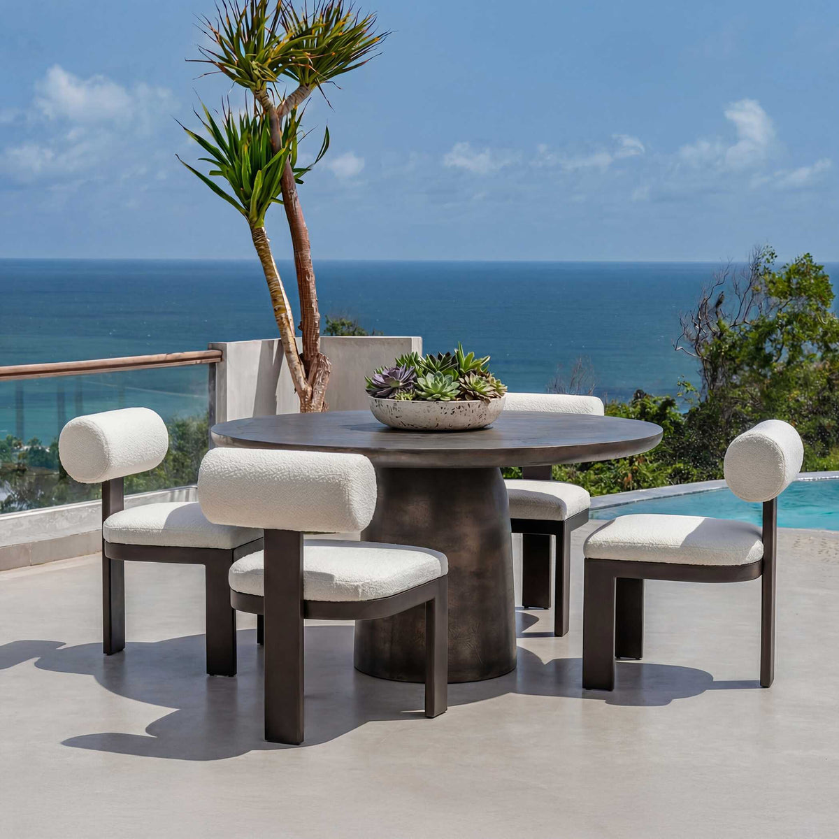 Madrone Indoor-Outdoor Bistro Table - Bronze by Uttermost - View 2