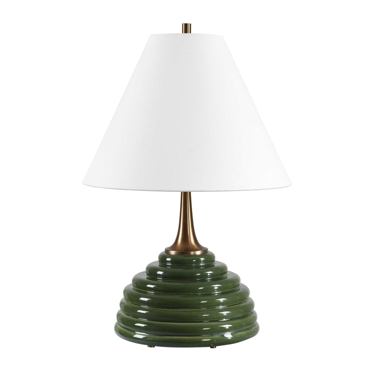 McKay Table Lamp - Dark Green by Uttermost - View 4
