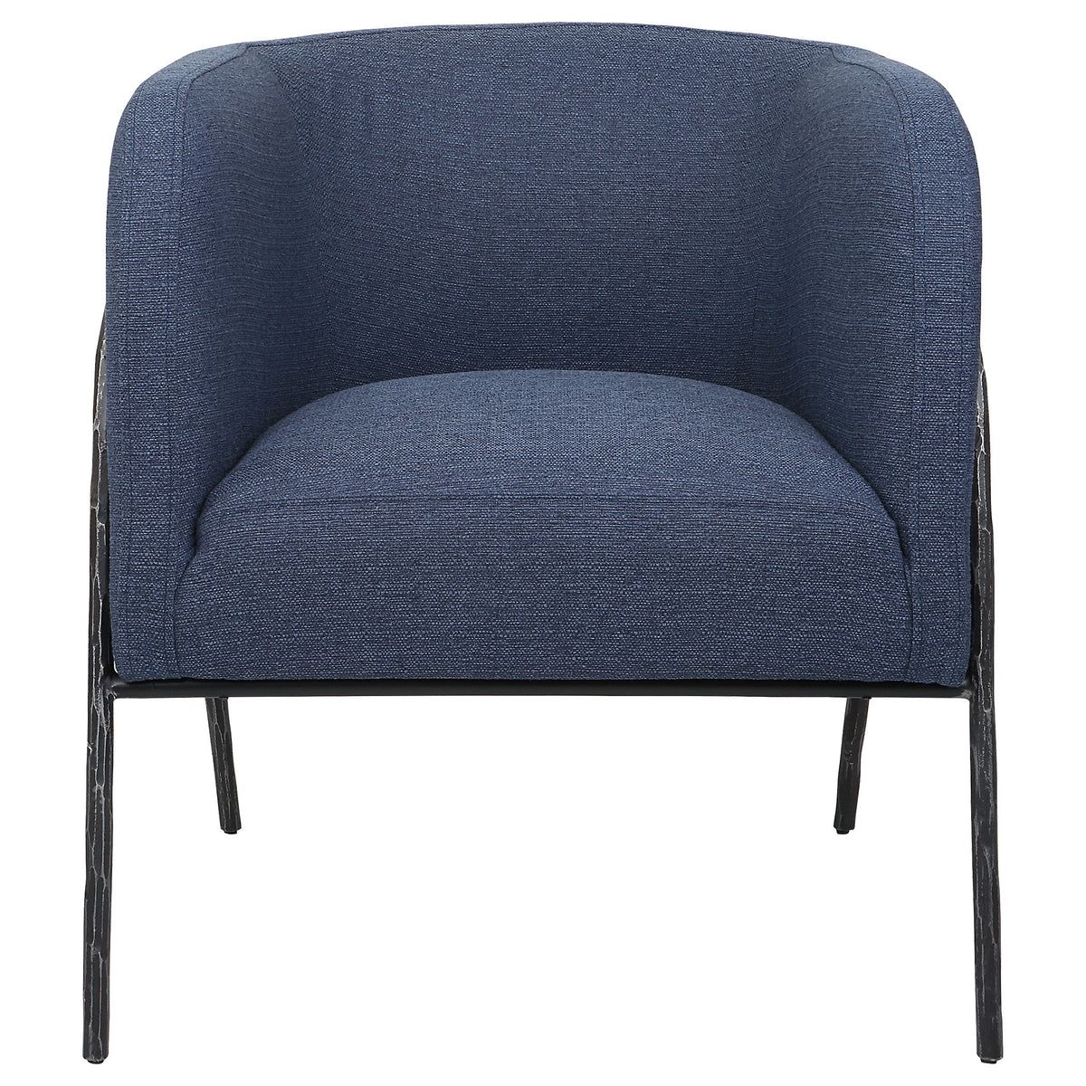 Jacobsen Barrel Chair Denim - Blue by Uttermost - View 1