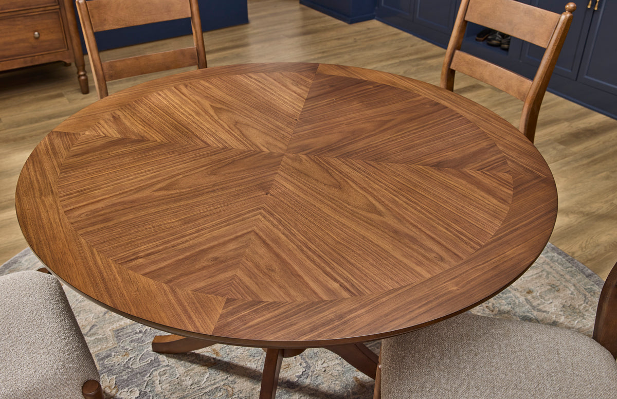 Azalea Round Dining Table - Walnut | Flexsteel