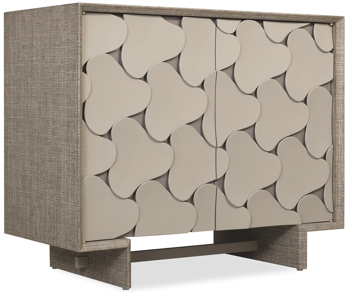 Melange Pinwheel Hall Chest - Gray by Hooker Furniture - View 1
