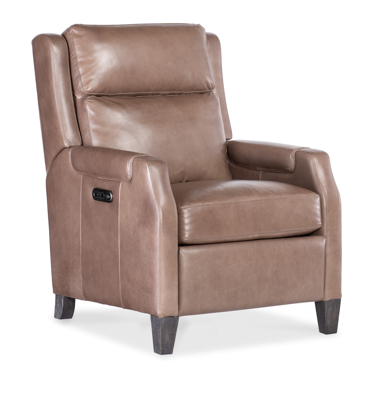 Nelson Power Recliner With Power Headrest - Light Brown by Hooker Furniture - View 1