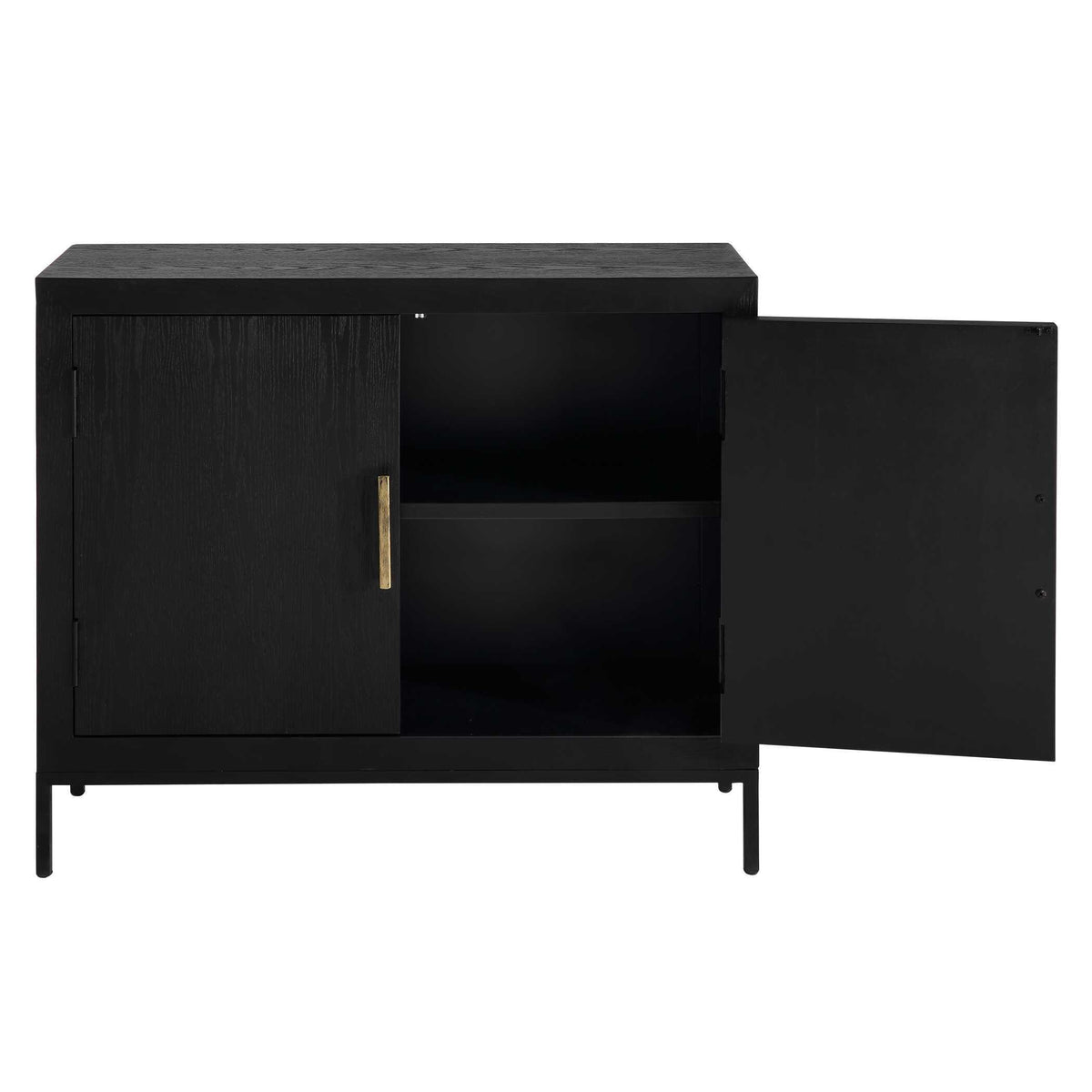Front Range Dark Oak 2 Door Cabinet - Dark Brown by Uttermost - View 4