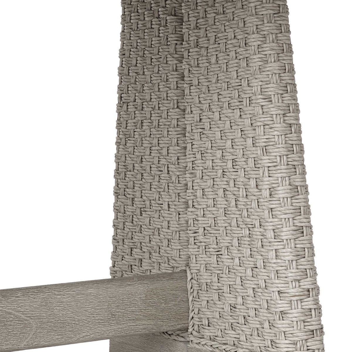 Harbor Herringbone Indoor-Outdoor Dining Table - Light Brown by Uttermost - View 7