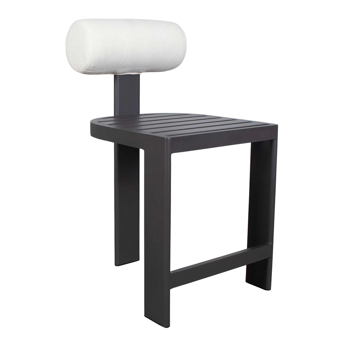 Bolster Back Outdoor Counter Stool - White by Uttermost - View 7